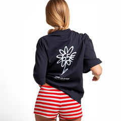 Flower Tee Black