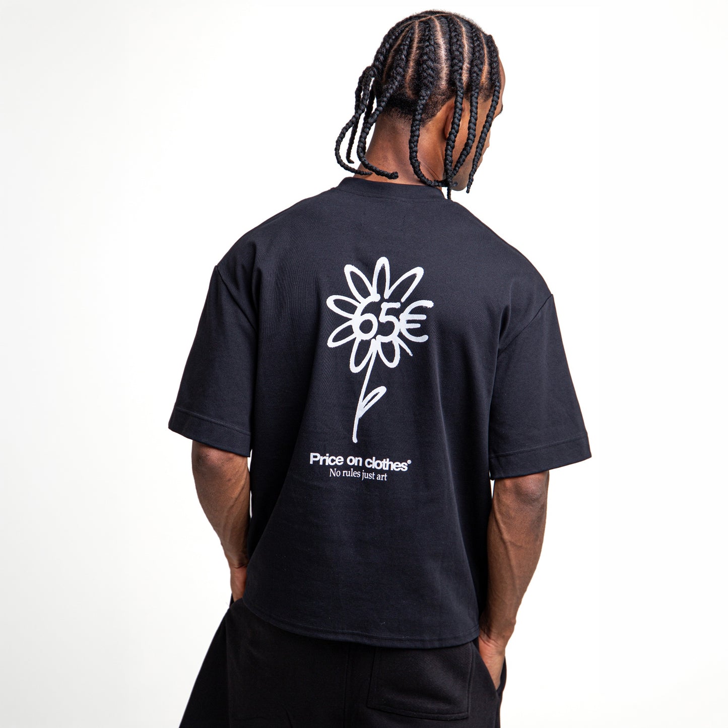 Flower Tee Black