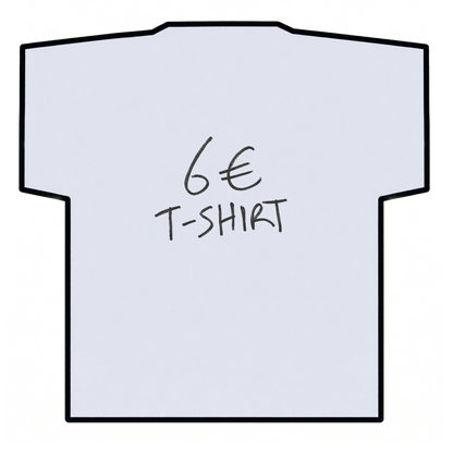 6€ T-shirt