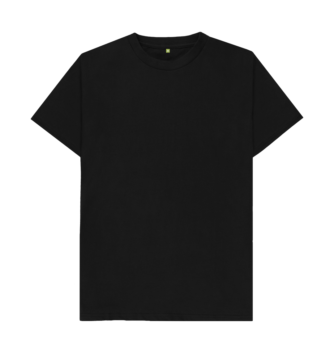 BLACK RELAXED-FIT Tee