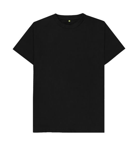 BLACK RELAXED-FIT Tee