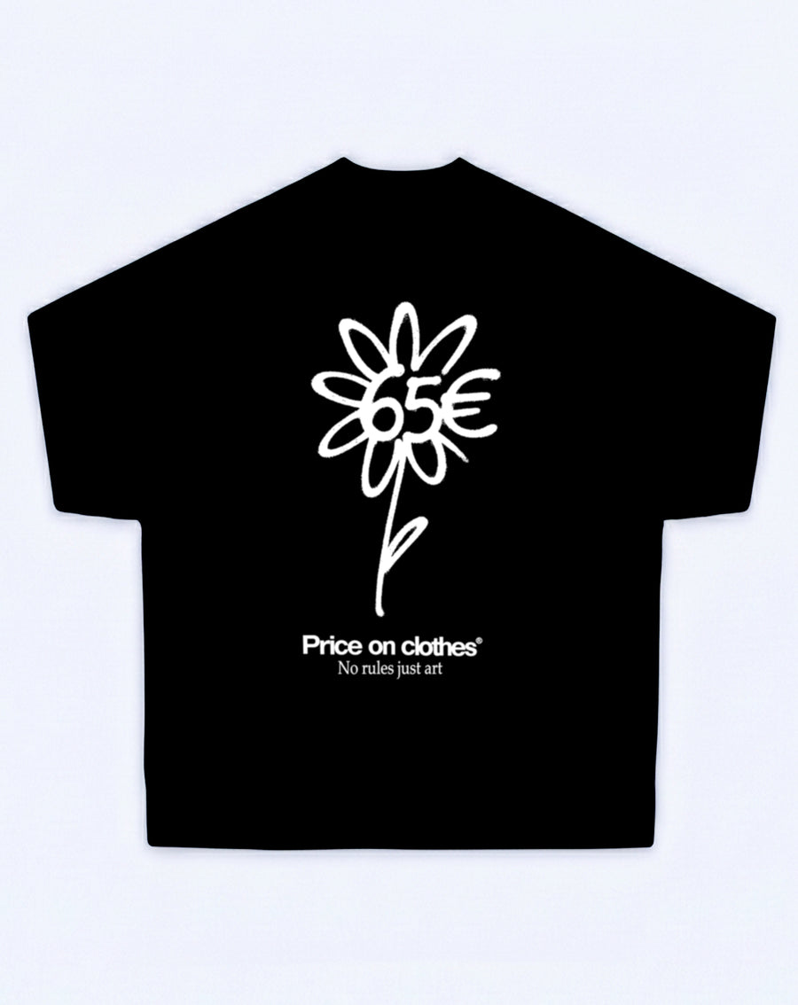 Flower Tee Black