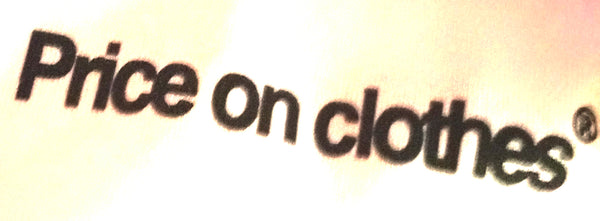 Price on Clothes